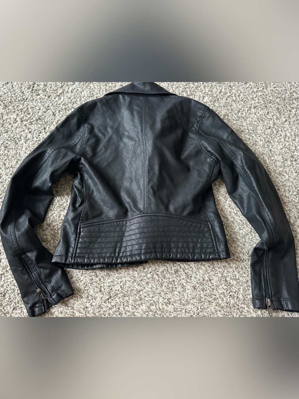 Blank NYC Black Faux Leather Moto Jacket - Picture 2 of 5